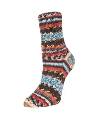 Produktbild von Rellana Nordic feine 4-fädige Sockenwolle 75% Schurwolle/25% Polyamid 100g 420 m 3170
