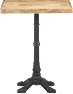 Obrázek produktu pro vidaXL Bistro stůl 60x60x77 cm Drsné mangové dřevo
