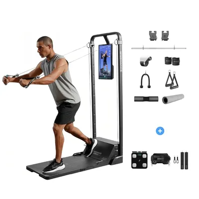 Produktbild von Speediance Smart Home Gym System, Gym Monster Multifunktionale Smith Maschine Home Gym Power Cage, Tragbare Kabelmaschine für Home Workout
