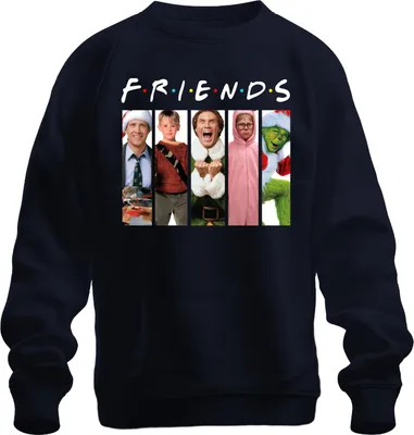 Produktbild von Friends Weihnachtsfilme Kevin Allein Zuhaus Griswold - Weihnachten Christmas Xmas Uni Weihnachtspullover, Navy, 3XL