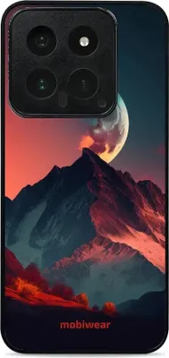 Produktbild von Handyhülle für Xiaomi 14, Mobiwear Glossy Case, Gebirgsdämmerung