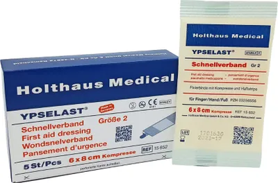 Produktbild von Schnellverband Ypselast 6x8 cm 5 St