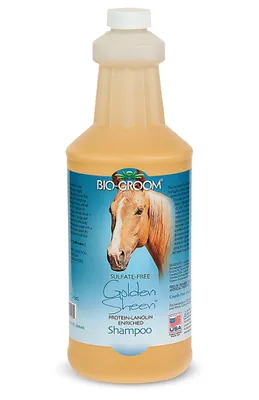 Obrázok produktu pre Bio-Groom Golden Sheen Shampoo for Horses, Kôň, 2 v 1 šampón & kondicionér, 1000 ml