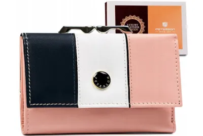 Immagine prodotto di Portafoglio piccolo da donna in pelle con sistema RFID Lumarko!