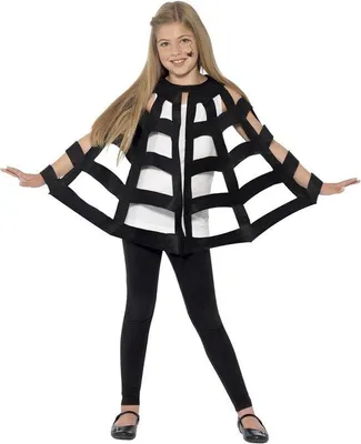 Produktbild von Umhang Schwarze Spinne - Kostüm für Halloween und Karneval