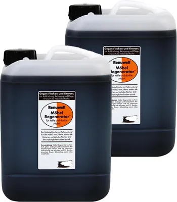 Produktbild von Renuwell Möbel-Regenerator Holz Möbelpflegemittel Spar-Sets 2 x 5 Liter