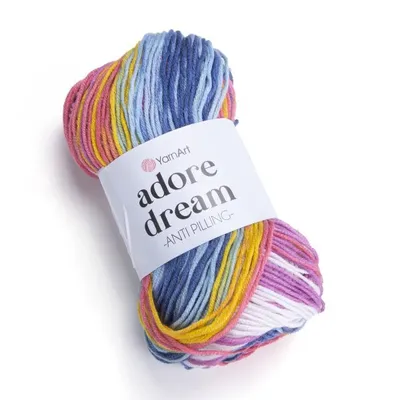 Obrázek produktu pro YarnArt Adore Dream příze 100 g / 260 m - barva 1072 - pletací a háčkovací příze