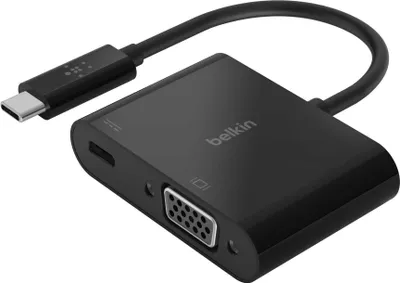 Produktbild von VGA-USB-Adapter Belkin AVC001BTBK Schwarz
