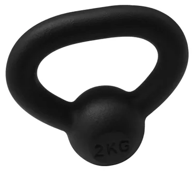 Imagen del producto de Pesas rusas de hierro fundido de 2 kg, color , para entrenamiento de fuerza
