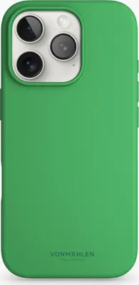 Produktbild von Vonmählen Soft Silicone Case - Schutzhülle aus Silikon, MagSafe kompatibel iPhone 16 Pro Max, Green Haven Handyhülle