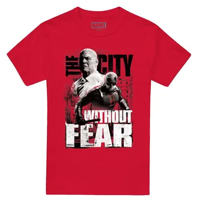 Obrázek produktu pro Daredevil – tričko „City Without Fear“ pro muže/ženy, uni, TV34631 (XXL) (červené)