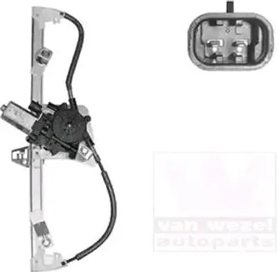 Produktbild von VAN WEZEL 1607261 Elektrischer Fensterheber Vorne Links für FIAT Panda Schrägheck (312, 319) Panda Van (312, 519)