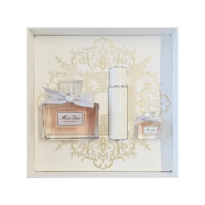 Produktbild von DIOR Miss Dior Set - EDP100ml+Mini-Duftspray10 ml+EDP5ml