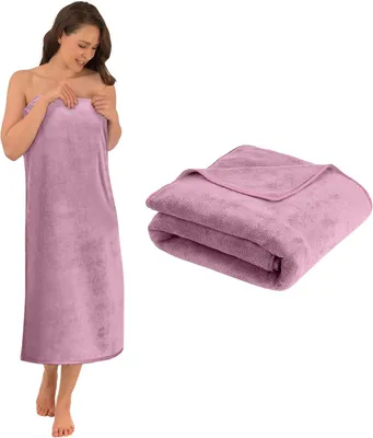Obrázek produktu pro Ručník do sauny, rozměry 200 x 100 cm, 100% bavlna, barva: fialová