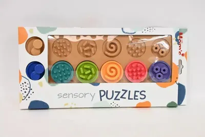 Produktbild von Puzzle sensoryczne kółeczka XL 840 68406