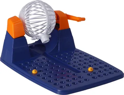 Produktbild von KiddyGo Bingotrommel Kunststoff - Bingo Spiel mit Karten und Chips
