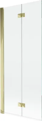 Obrázek produktu pro Mexen Mist vanová zástěna 2-křídlová levá 80 x 150 cm, transparentní, zlatá - 8A9-080-002-50-00-L