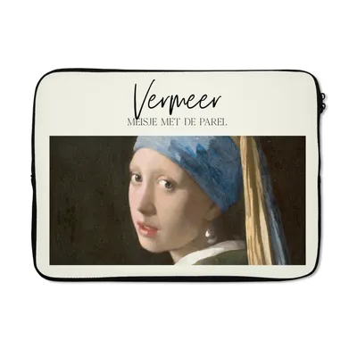 Produktbild von MuchoWow® Laptop Hülle 14 ZollKunst - Das Mädchen mit dem Perlenohrring - Vermeer Laptoptasche - Laptoptasche - Stoßsicher - Schutzhaube