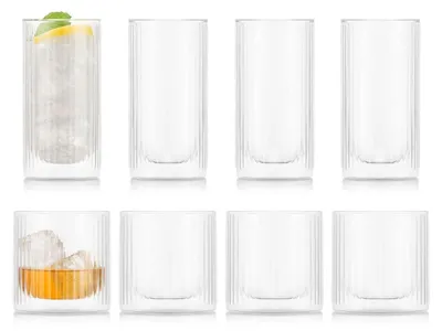 Produktbild von Bodum 8 x Trinkglas Doura Bar doppelwandige Gläser