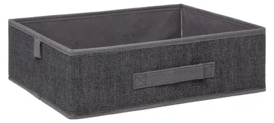 Produktbild von 5five Simply Smart Aufbewahrungsbox aus Kunststoff grau 11cm x 36cm x 28cm