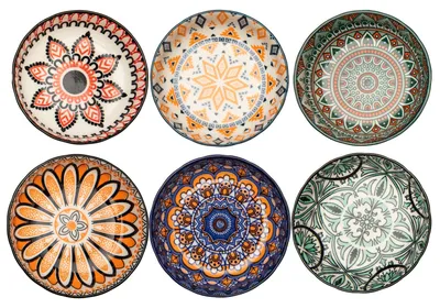 6er-Set Dip-Schalen aus Porzellan, Ø 10 cm, 70 ml, für Sushi & Snacks