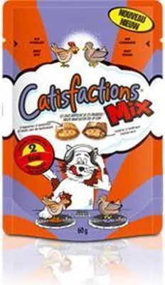 Productafbeelding van Catisfactions Kattensnoepjes Kip/Eend 60 gr