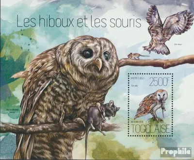 Produktbild von Briefmarken Togo 2013 Mi Block 906 (kompl. Ausgabe) postfrisch Eulen und Mäuse