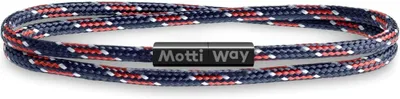 Image de Bracelet nautique, fabriqué à partir de matériaux durables et résistants à l'eau, modèle unie, fermeture magnétique
