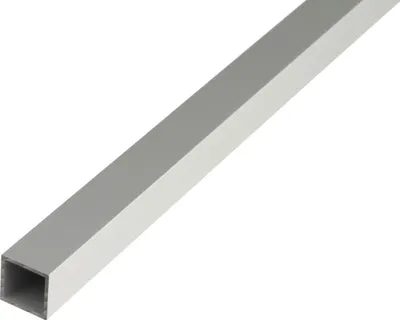 Produktbild von Alberts Vierkantrohr | Aluminium, silberfarbig eloxiert | 1000 x 20 x 20 mm
