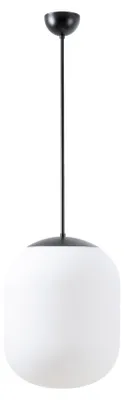 Produktbild von OSMONT TAN58106 TANIA P1 Hängelampe aus Glas, schwarz/weiß, IP40, 100 W, E27