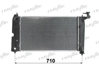 Produktbild von FRIGAIR 0115.3140 Kühler Wasserkühler Motorkühler für TOYOTA AVENSIS Kombi (T25) COROLLA Verso (ZER, ZZE12, R1) COROLLA (ZZE12, NDE12, ZDE12) AVENSIS