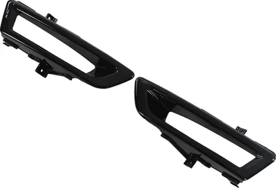 Immagine prodotto di Nero lucido paraurti anteriore fendinebbia copertura trim LR061234 sostituzione per Land Rover Discovery Sport L550 2015 al 2019