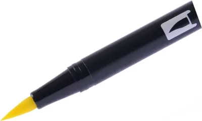 Productafbeelding van 6 x Tombow ABT-062ABT dubbele brushpen, kleur 062, lichtgeel