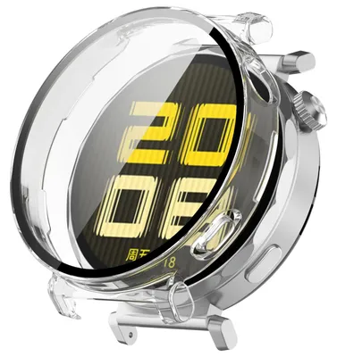 Obrázek produktu pro Pro Huawei Watch GT 5 Pro 42mm plastové pouzdro + ochranné tvrdé sklo Transparent