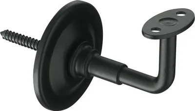 Produktbild von Handlaufstütze Handlaufhalter Schwarz Geländerstütze ø 70mm