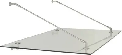 Produktbild von ARON Vordach Trasparo 150x90 cm VSG transparent