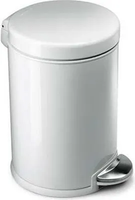 Produktbild von simplehuman CW1853CB, 4,5 l, Rund, Edelstahl, Weiß, Terrasse, 254 mm