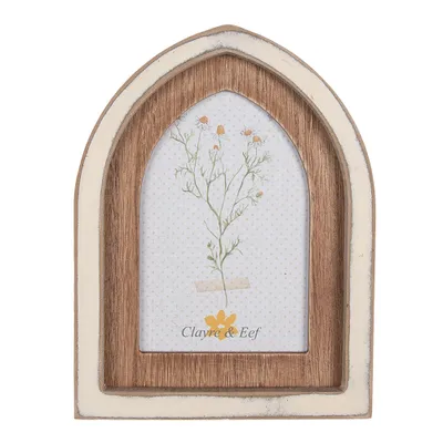 Produktbild von Clayre & Eef Bilderrahmen 10x15 cm Braun Beige MDF