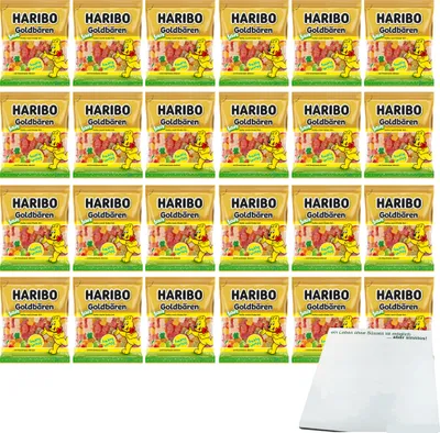 Produktbild von Haribo Goldbären sauer 18er Pack (18x175g Beutel) + usy Block