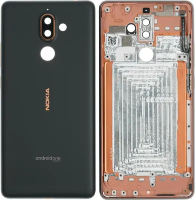 Produktbild von Gehäuse Rückseite für Nokia 7 Plus, Schwarz