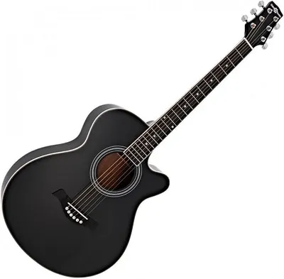 Imagen del producto de Silecomplaza, guitarra acústica de tamaño 4/4 con corte de sonido, color , 40 pulgadas