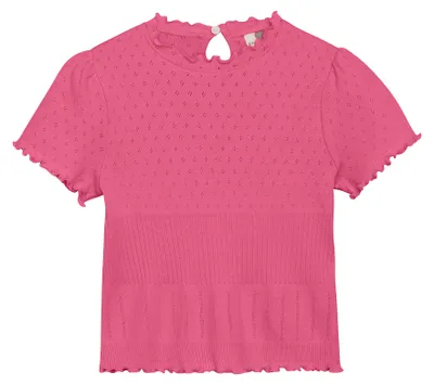 Produktbild von EN FANT ENT-shirt SS Pointelle Mädchen T-Shirt Shirt 100% Baumwolle regular fit