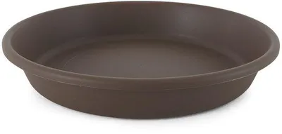 Immagine prodotto di Vasi trasparenti in plastica per orchidee con griglie di drenaggio e sottovasi, 17 cm con sottovasi