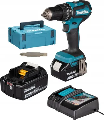 Obrázek produktu pro 18V Makita Dhp485Rfj 50/27 Nm Bezkartáčová Příklepová Vrtačka Led