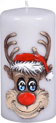 Image de Bougie SOB HEAD WAR Noël d7x14cm