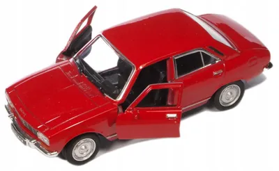 Produktbild von Welly 1975 Peugeot 504 Metallauto mit öffnenden Türen