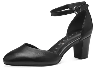 Produktbild von Tamaris Damen Pumps/ Spangenpumps Schwarz Glattleder Größe: 36