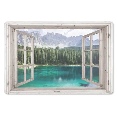 Produktbild von MuchoWow® Mauspad Mousepad Aussicht - Berg - Wasser 27x18 cm - Mousepads - Maus Mat - Pad - Mausunterlage - Büroartikel - Desk Matten
