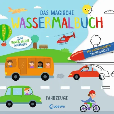 Obrázok produktu pre loewe verlag gmb Das magische Wassermalbuch - Vozidlá Ostatné