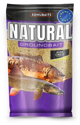 Produktbild von Sonubaits Natural Groundbait 1 kg River Cheesy